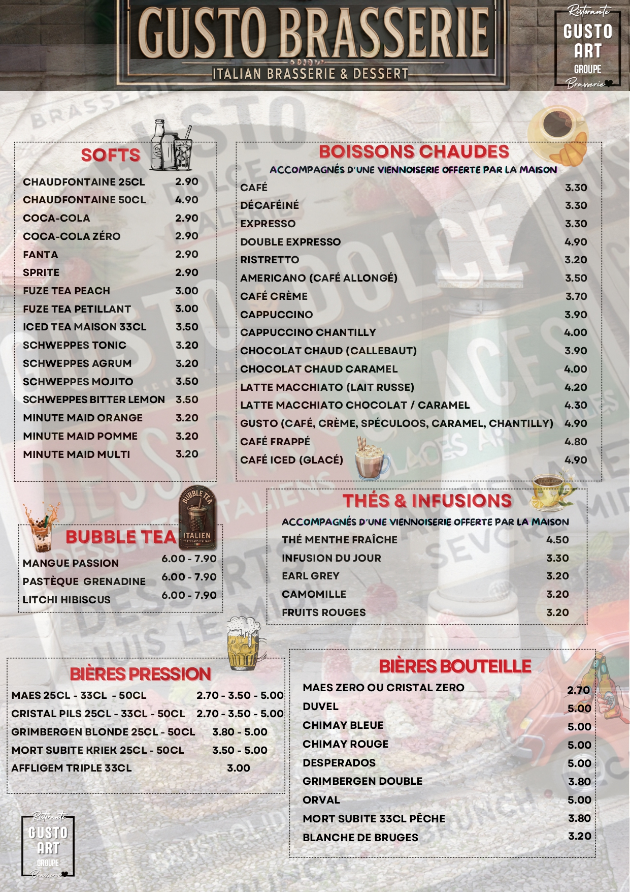 Boissons